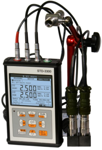 2-х канальный портативный виброанализатор STD-3300.6.Э3